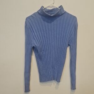 Talbots Light Blue Knit Top